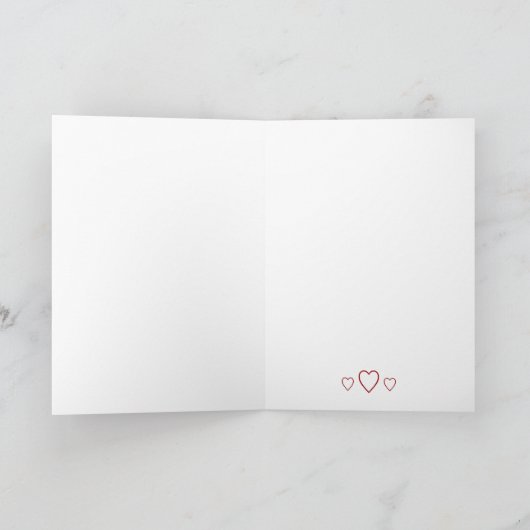 Carte vierge de Saint-Valentin de fille de (Intérieur)