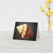Carte vierge de Shell de mer (Fleur jaune)