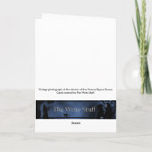 Carte vierge de théatre de l'opéra de Vienne (Dos)