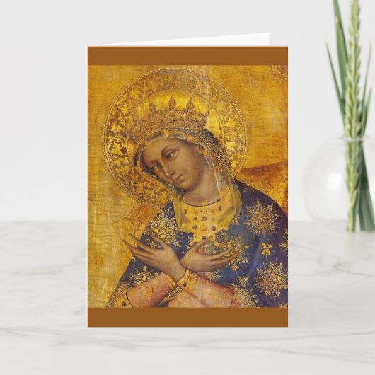 Carte vierge de Vierge Marie (Devant)