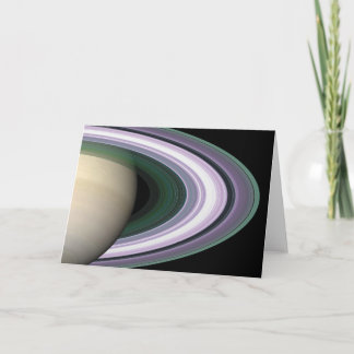 Carte vierge des anneaux de Saturn de photo de
