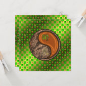 Carte Vierge & Dragon de Bois (Devant/Arrière en situation)
