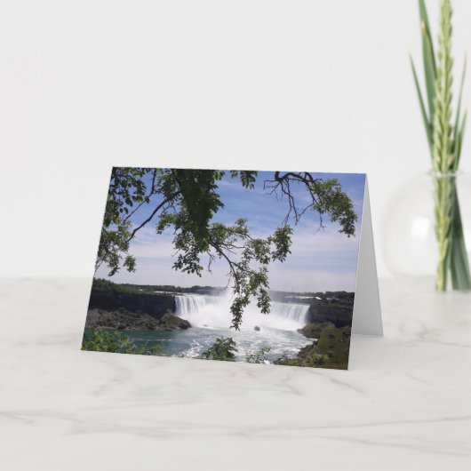 Carte vierge du Canada de chutes du Niagara (Devant)