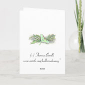 Carte vierge du muguet (Dos)