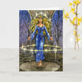 Carte vierge du Temple (Fleur jaune)