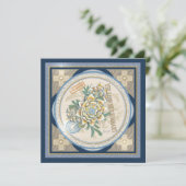 Carte vierge fleur jaune de G Creation Office (Debout devant)