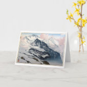 Carte Vierge, hiroshi yoshida, Woodcut (Fleur jaune)