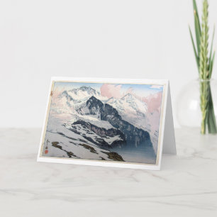 Carte Vierge, Hiroshi Yoshida, Woodcut