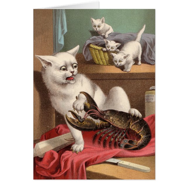 Carte vierge - homard choquant ! (Devant)