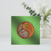 Carte Vierge & Lapin de Bois (Debout devant)