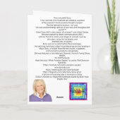 Carte Vierge Lovitude Joyeuse par Anne Pryor (Dos)