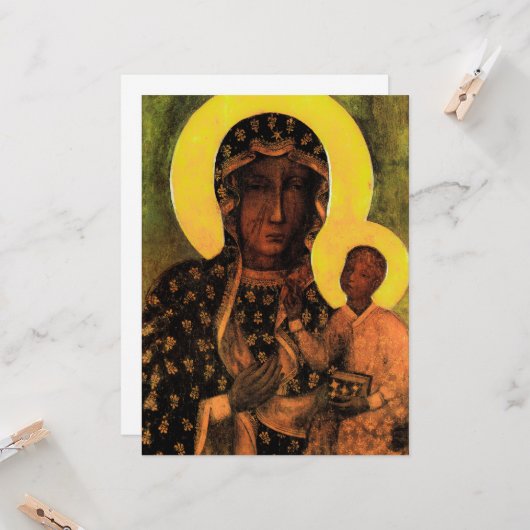 Carte Vierge Marie (Devant/Arrière en situation)