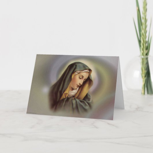Carte Vierge Marie 2 (Devant)
