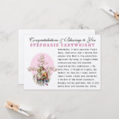 Carte Vierge Marie Bébé Jésus Mémorare catholique Prière (Devant/Arrière en situation)