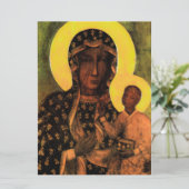 Carte Vierge Marie bienheureuse (Debout devant)