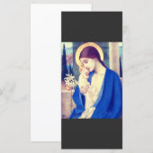 Carte Vierge Marie et enfant par Marianne Stokes (Devant / Derrière)