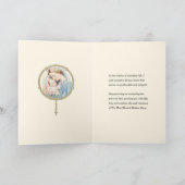 Carte Vierge Marie Jésus Penser à ta prière (Intérieur)