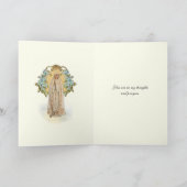 Carte Vierge Marie Notre-Dame de Fatima Religieuse Flora (Intérieur)