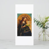 Carte Vierge Marie par Jan van Eyck (Debout devant)
