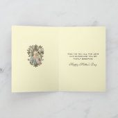 Carte Vierge Marie Religieuse Fête des Mères Catholique (Intérieur)