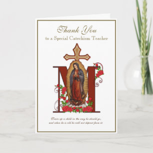 Carte Vierge Marie Religieuse Guadalupe Catholique