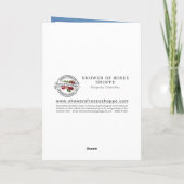 Carte Vierge Mère Marie Anniversaire catholique (Dos)