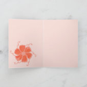 Carte vierge monochrome FTF 5x7 orange (Intérieur)