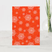 Carte vierge monochrome FTF 5x7 orange (Devant)
