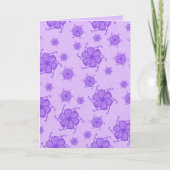 Carte vierge monochrome FTF 5x7 pourpre (Devant)