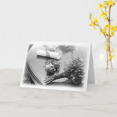 Carte vierge - morceaux précieux (Fleur jaune)