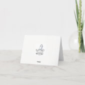Carte vierge Neon Glow et Cookies (Dos)