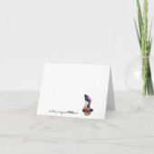 Carte vierge originale peinte à la main Pirate (Dos)