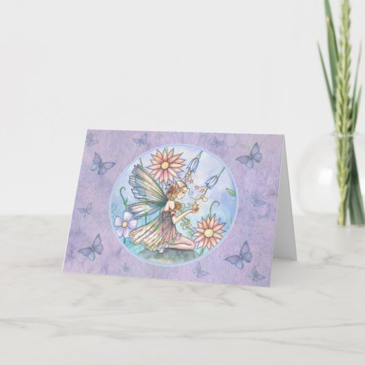 Carte vierge Papillon Fée par Molly Harrison (Devant)