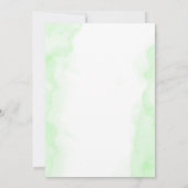 Carte vierge personnalisable Fleurs rose Hydrangea (Dos)