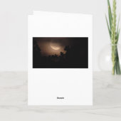 Carte vierge photo de la lune (Dos)
