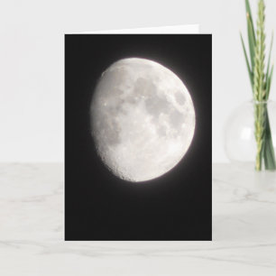 Carte vierge photo de la lune