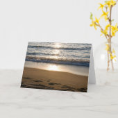 Carte vierge photo Waves (Fleur jaune)