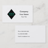 Carte vierge pour que vous customisiez (Devant / Derrière)