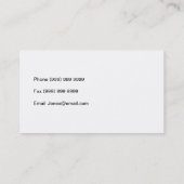 Carte vierge pour que vous customisiez (Dos)