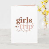 Carte vierge pour voyage entre filles moins cher q (Fleur jaune)