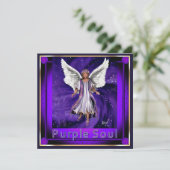 Carte vierge Purple Soul (Debout devant)