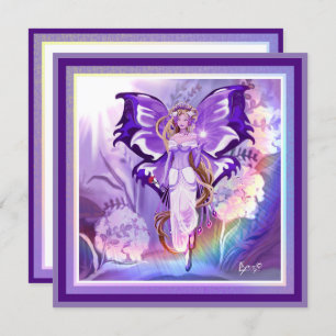 Carte vierge Purple Sun Fairy