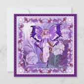 Carte vierge Purple Sun Fairy (Devant)