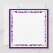 Carte vierge Purple Sun Fairy (Dos)