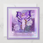 Carte vierge Purple Sun Fairy (Devant)