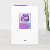 Carte vierge Purple Sun Fairy (Dos)