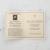 Carte Vierge religieuse Marie Guadalupe Funérailles cath (Intérieur)