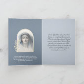 Carte Vierge religieuse Marie Sympathie catholique Condo (Intérieur)