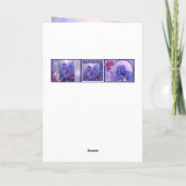 Carte vierge Sirène Océan Violet (Dos)