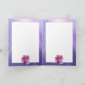 Carte vierge Sirène Océan Violet (Intérieur)